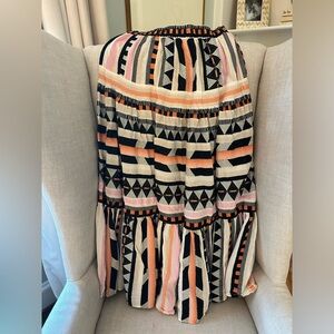 Aztec maxi skirt